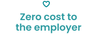 A Golden Retriever sits in a park. ❤️ Zero cost to the employer