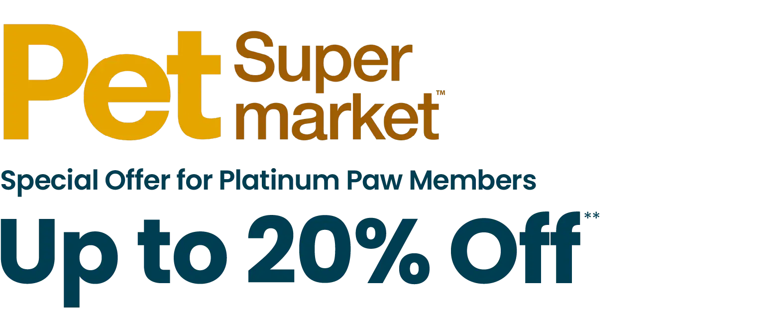 Pet Supermarket offers up to 20% off.